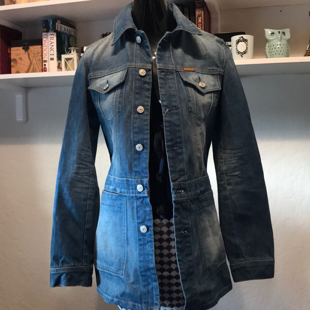 seven for all mankind jean jacket made in USA